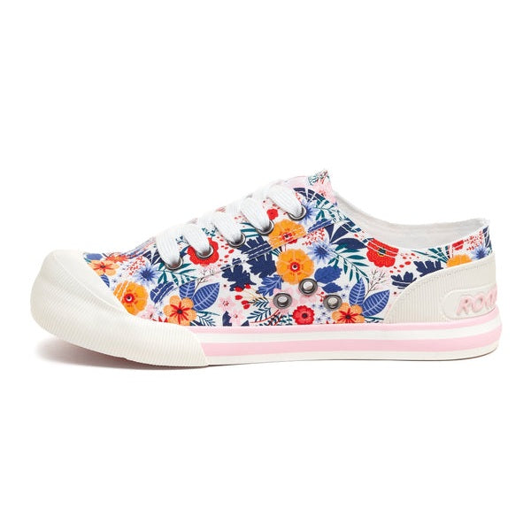 ROCKET DOG Jazzin Malden - Womens/Ladies Lace Up Canvas Pump Trainer Floral