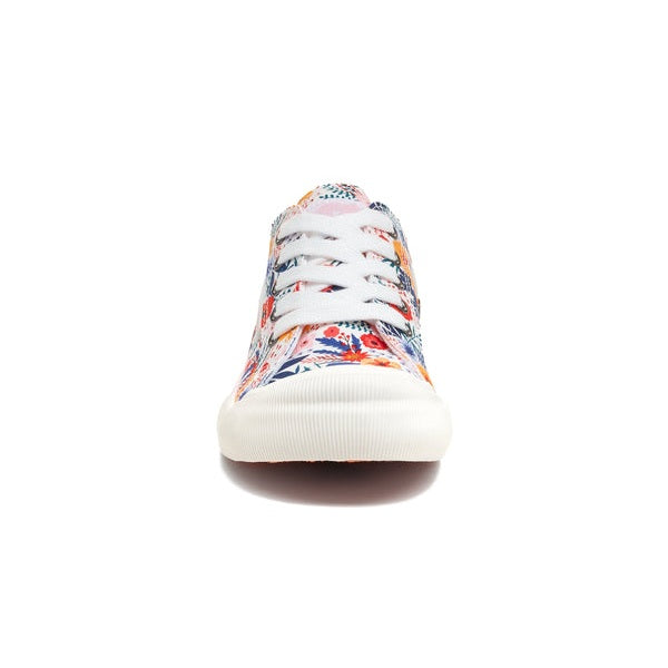 ROCKET DOG Jazzin Malden - Womens/Ladies Lace Up Canvas Pump Trainer Floral