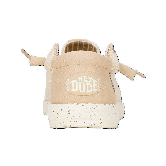 HEY DUDE Wally Sox - Mens Lightweight Slip On Casual Shoe Irish Cream