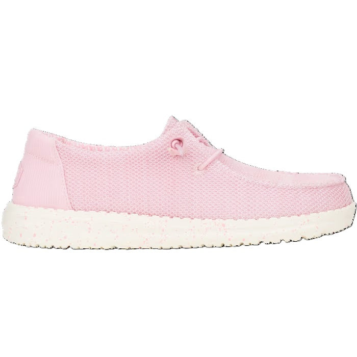 HEY DUDE Wendy Sox - Womens/Ladies Lightweight Slip On Casual Shoe Rosette