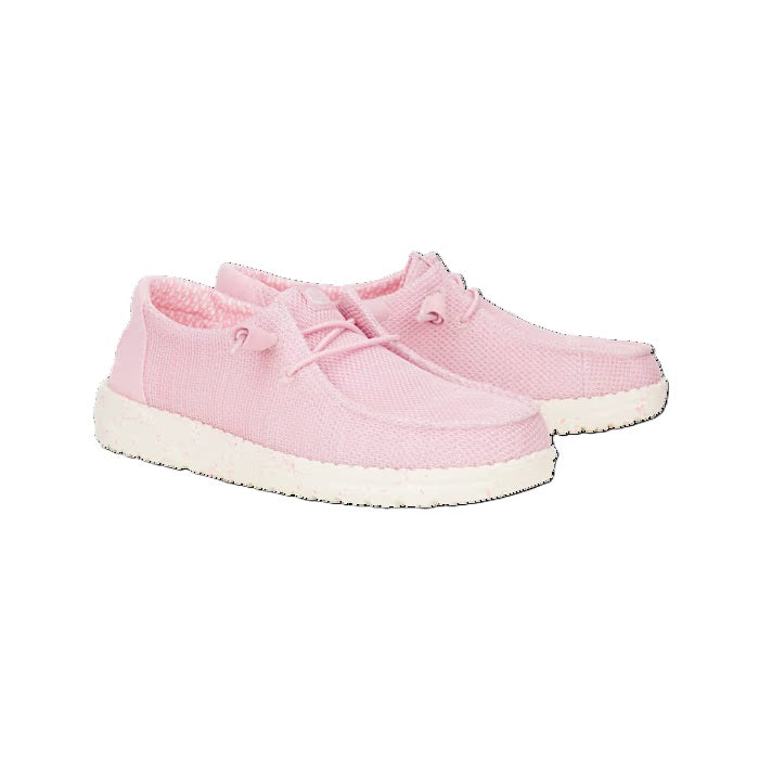 HEY DUDE Wendy Sox - Womens/Ladies Lightweight Slip On Casual Shoe Rosette