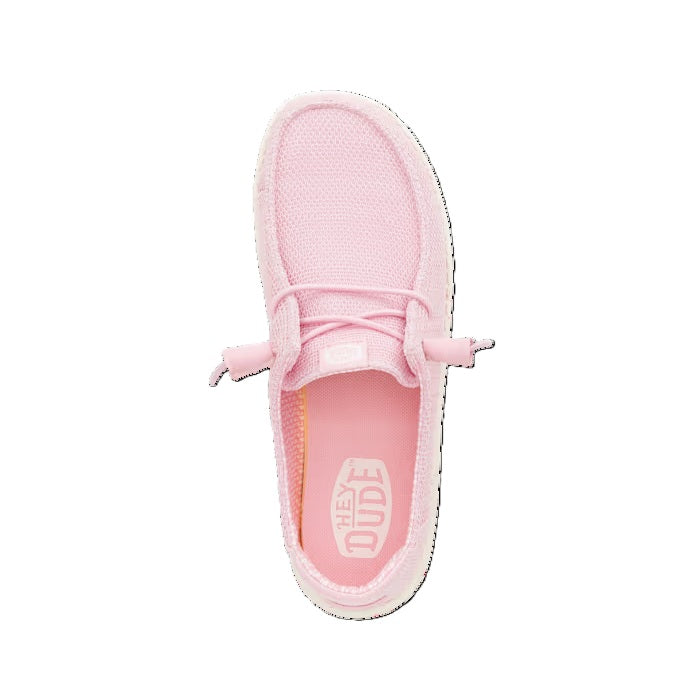 HEY DUDE Wendy Sox - Womens/Ladies Lightweight Slip On Casual Shoe Rosette