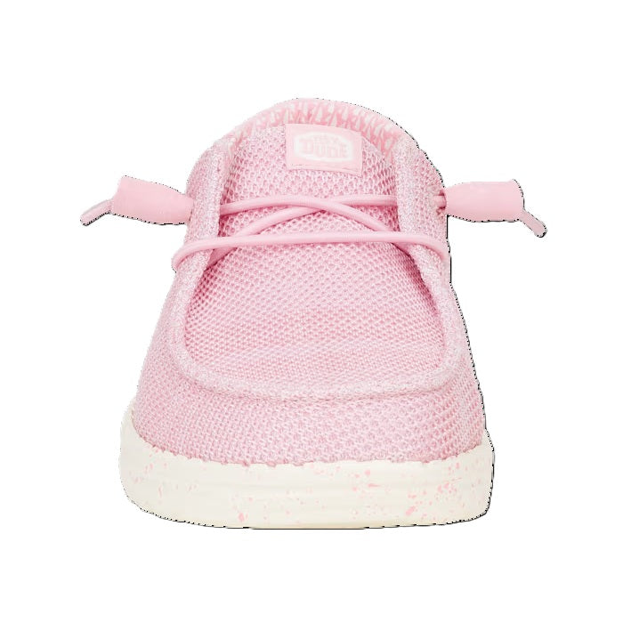 HEY DUDE Wendy Sox - Womens/Ladies Lightweight Slip On Casual Shoe Rosette