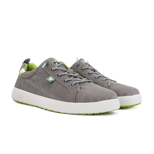 WALK IN PITAS Malibu - Mens Ultralight Hi-Grip Slip On Sneaker Trainer Grey