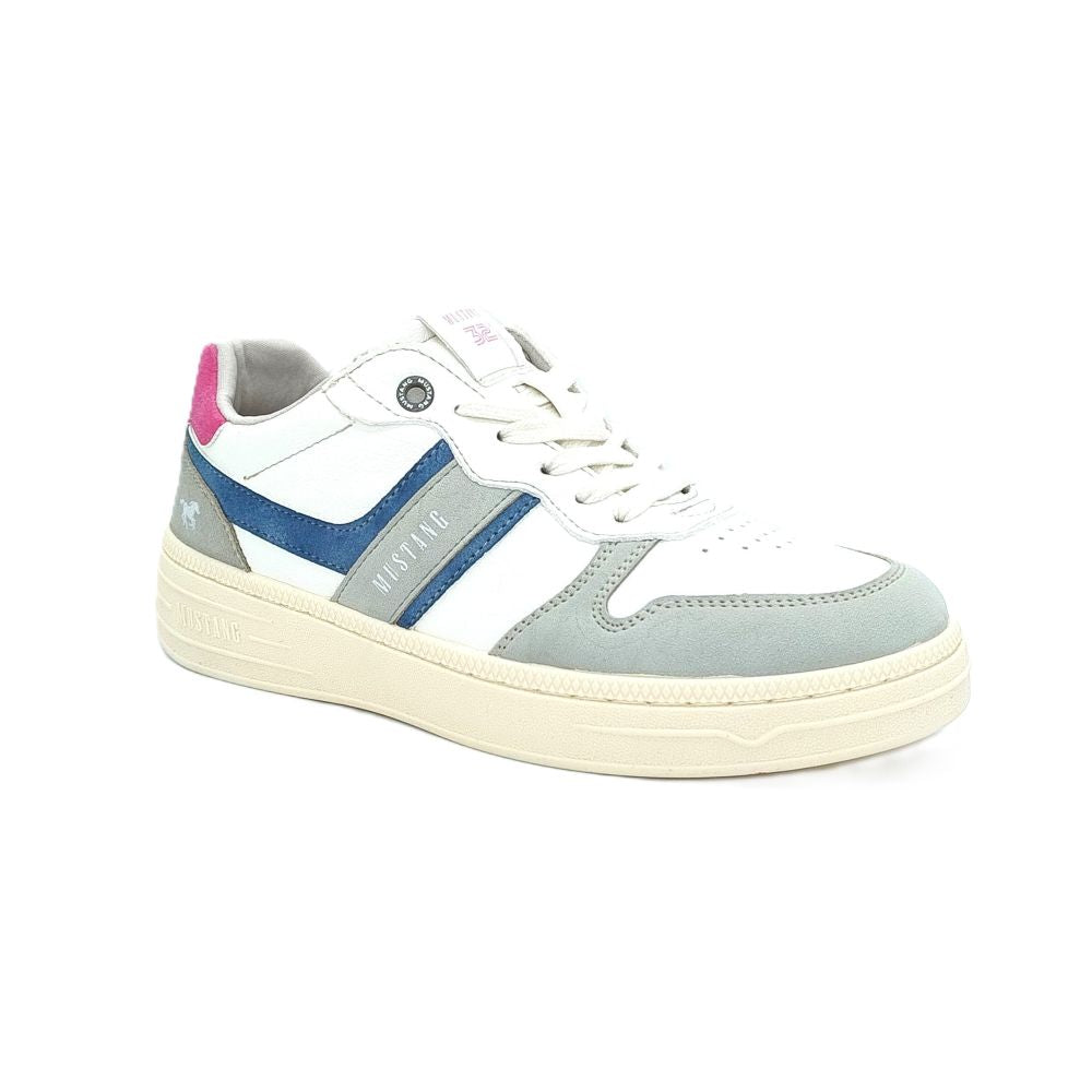 MUSTANG Cheyenne - Womens/Ladies Padded Lightweight Fashion Trainer Ice/Grey