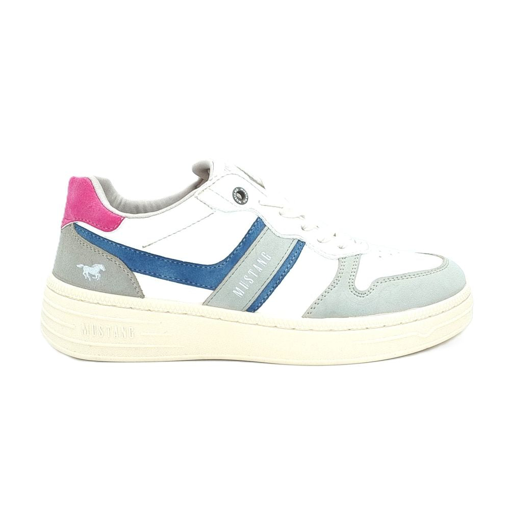 MUSTANG Cheyenne - Womens/Ladies Padded Lightweight Fashion Trainer Ice/Grey
