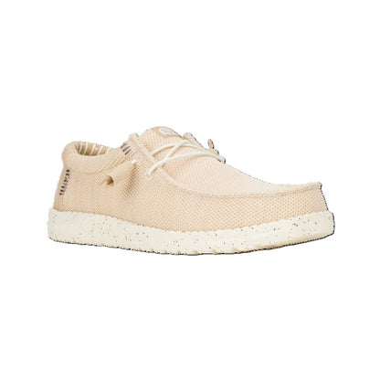 HEY DUDE Wally Sox - Mens Lightweight Slip On Casual Shoe Irish Cream