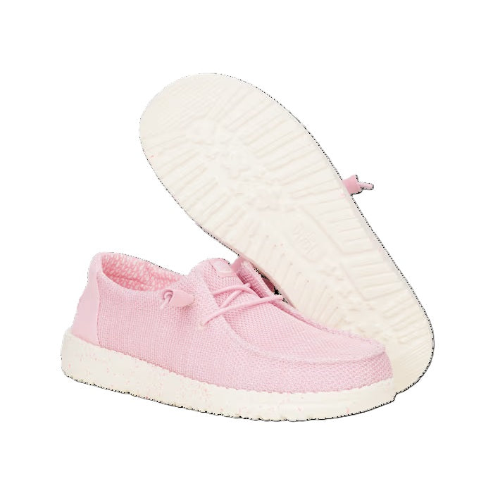 HEY DUDE Wendy Sox - Womens/Ladies Lightweight Slip On Casual Shoe Rosette