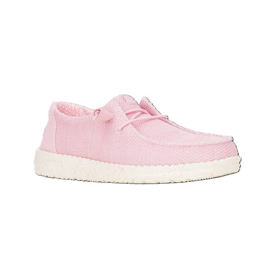 HEY DUDE Wendy Sox - Womens/Ladies Lightweight Slip On Casual Shoe Rosette