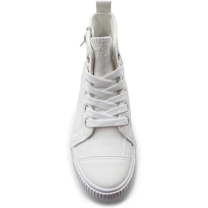 BLOWFISH MALIBU Rev - Womens/Ladies High Top Lace & Zip Up Trainer Off White