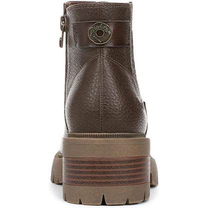 BLOWFISH MALIBU Joy - Womens/Ladies Vegan Zip Up Booties Chelsea Boot Dark Brown
