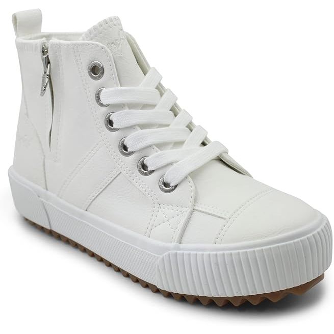 BLOWFISH MALIBU Rev - Womens/Ladies High Top Lace & Zip Up Trainer Off White